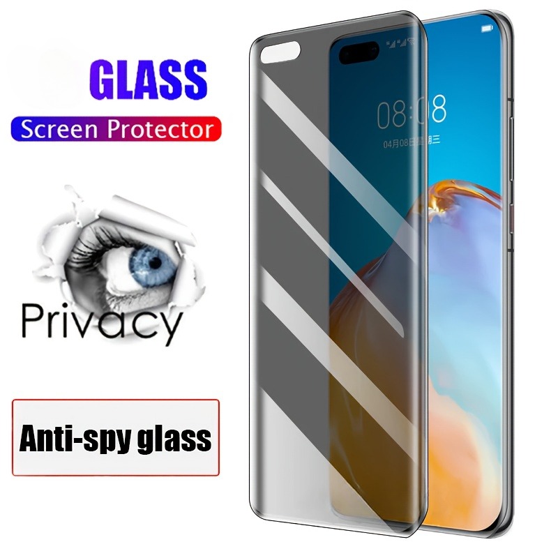 Huawei Mate 60 - 3 pièces verre trempé Anti-espion pour