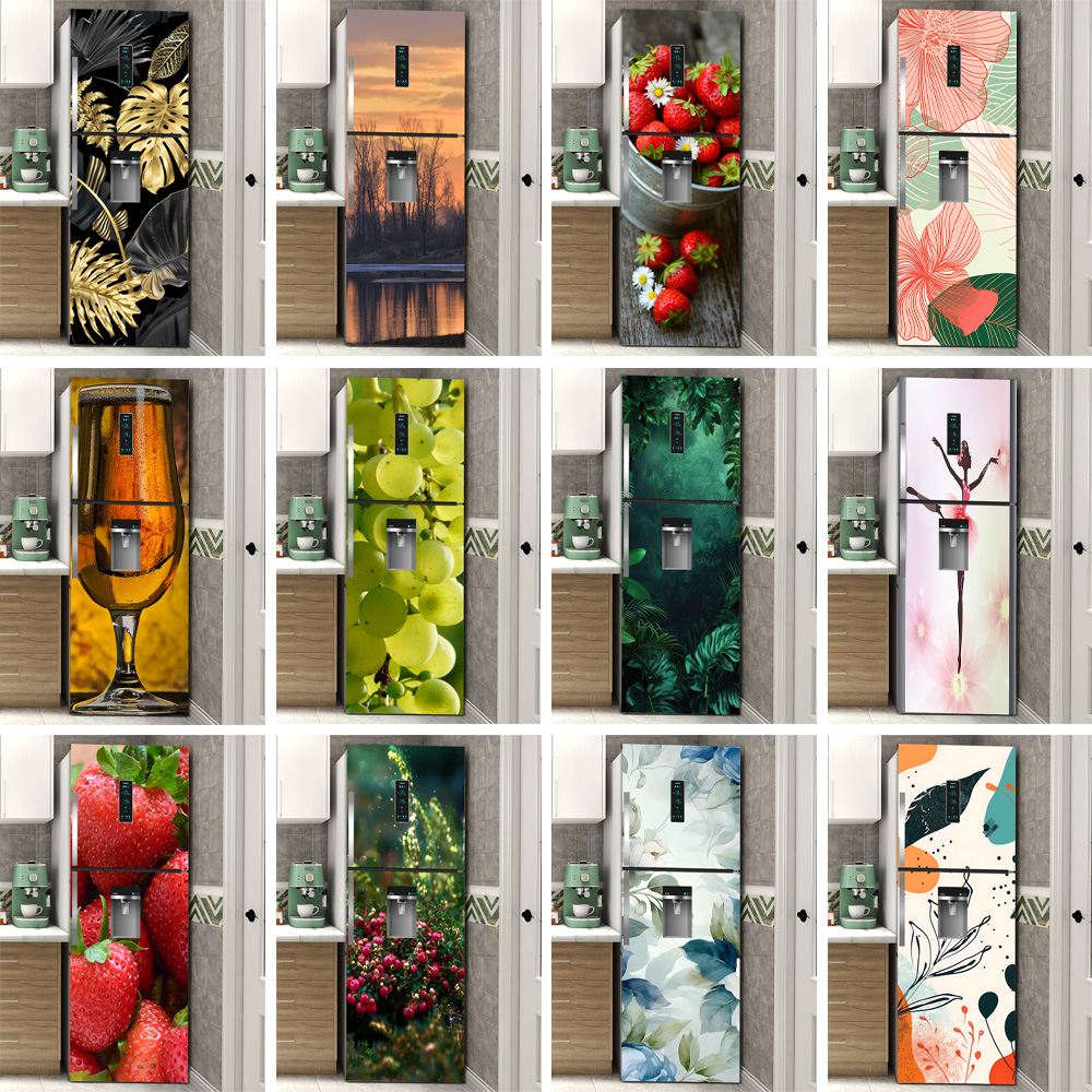 Full Cover Adhesive - Film Adhésif Décoratif pour Réfrigérateur à