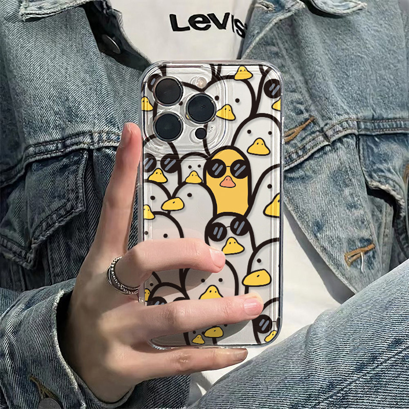 Apple Iphone 15 Pro Max - Étui canard de dessin animé mignon
