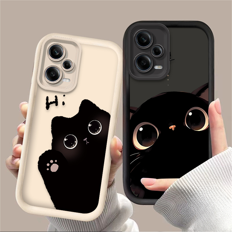 Xiaomi Redmi Note 13 - Jolie coque de téléphone chat aux
