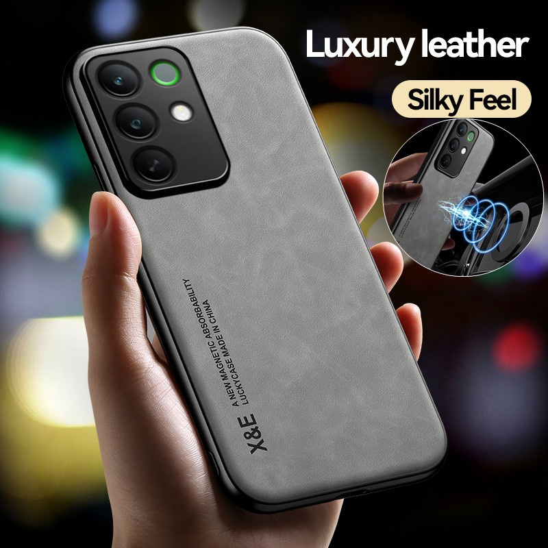Realme C67 - Étui en cuir de luxe pour