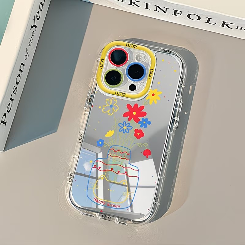 Apple Iphone 15 Pro Max - Coque de téléphone souple miroir motif