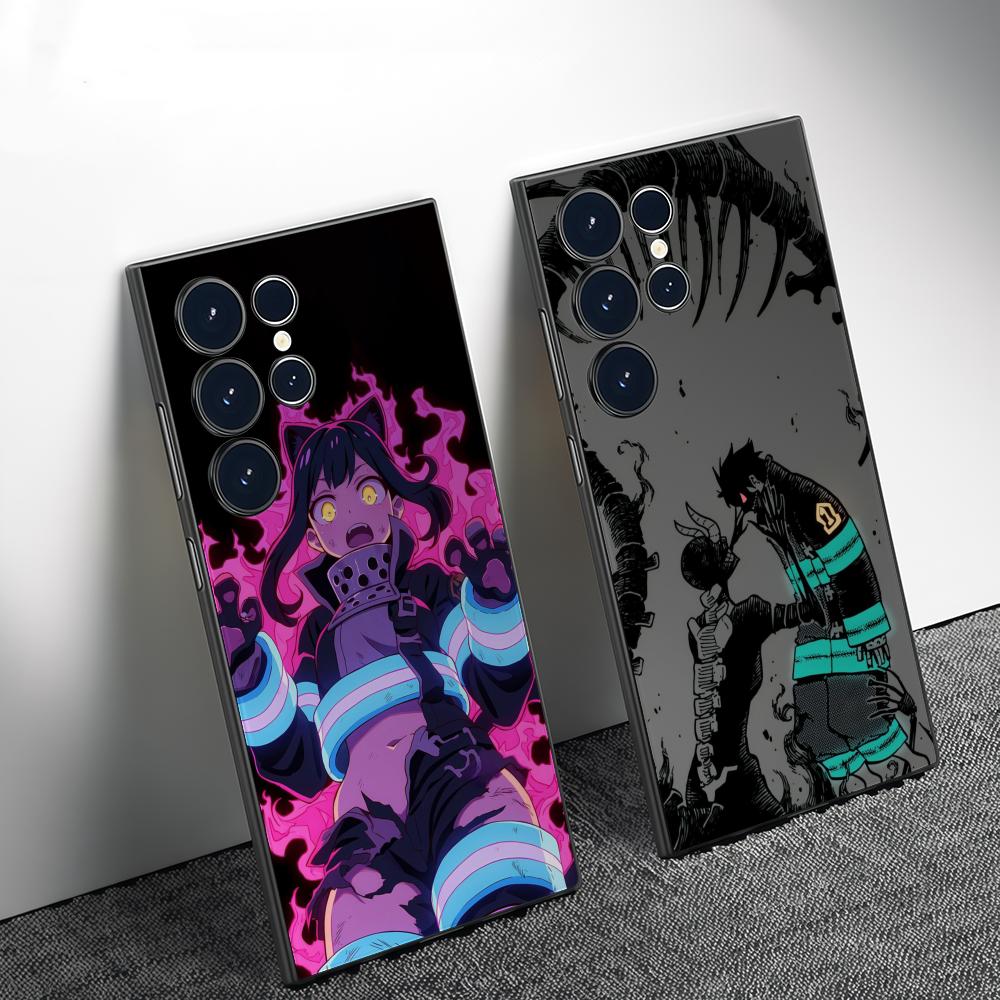 Samsung Galaxy S25 - Coque de téléphone Anime F-Fire Force,