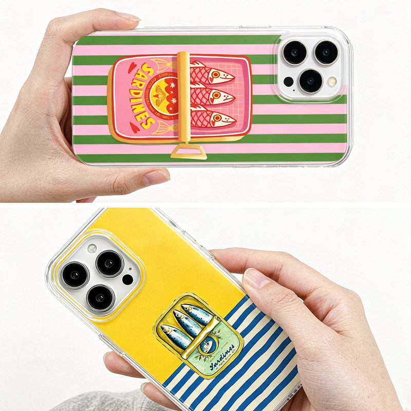 Vivo Y28 - Coque de téléphone vintage motif sardines
