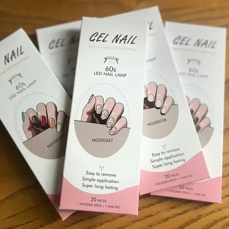 Full Cover Adhesive - Bandes pour ongles en Gel semi-durci,