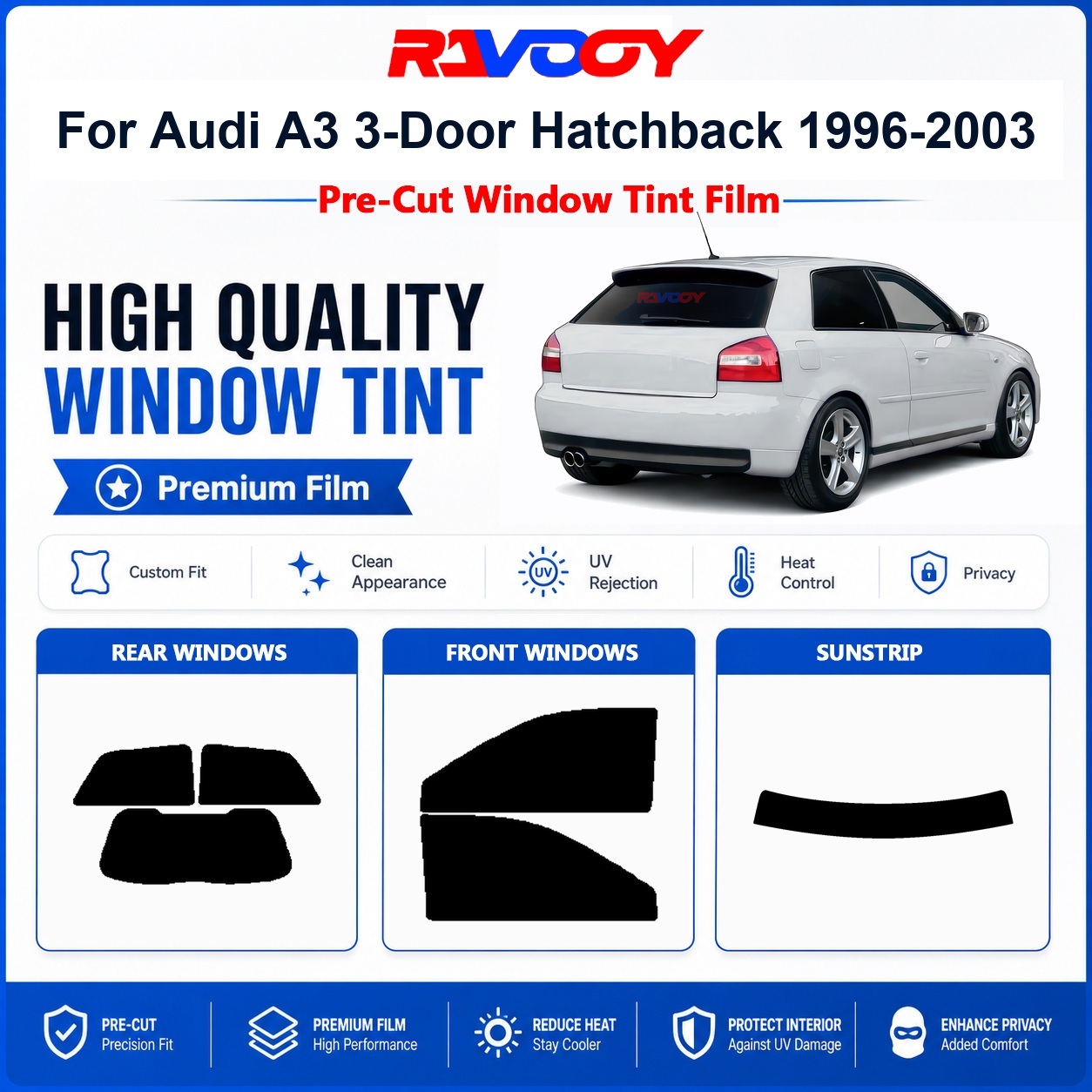 Privacy Screen Protector - Film teinté pour vitres de voiture