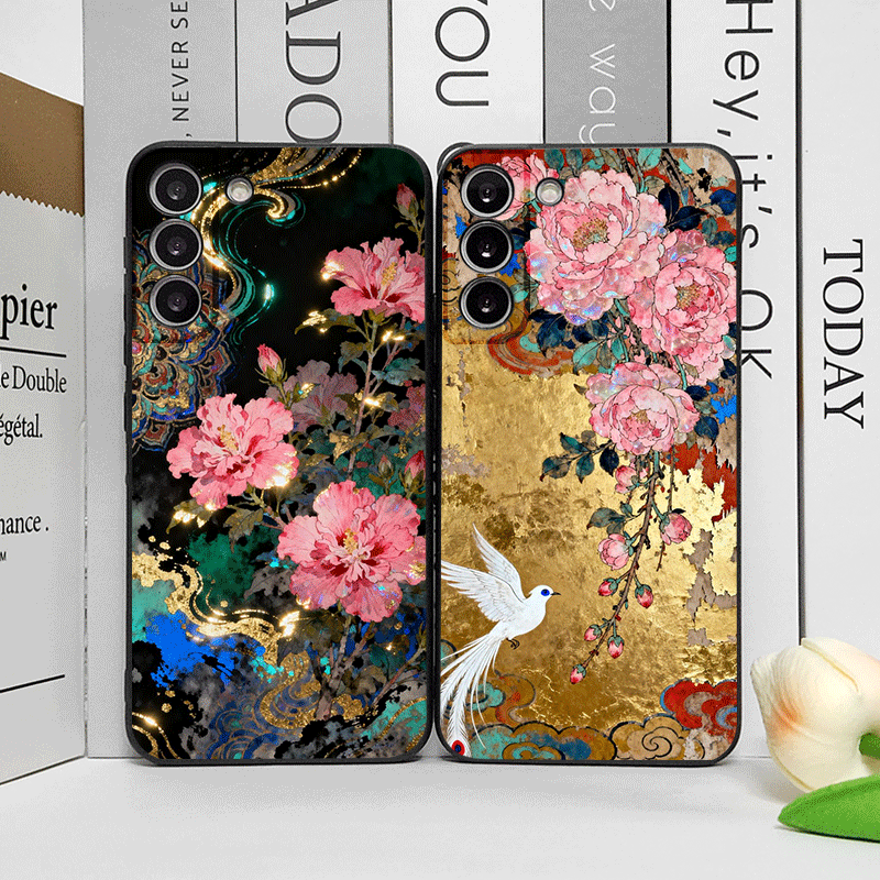 Coque Souple Rétro Fleur Hibis - Oppo Reno 12 avis et prix