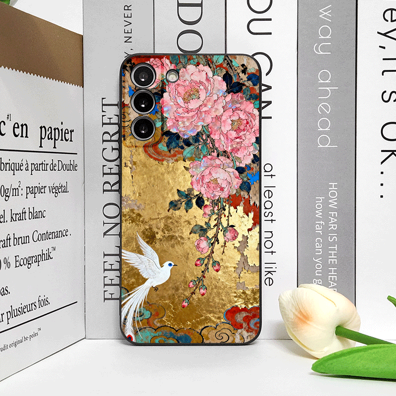 Coque Souple Rétro Fleur Hibis - Oppo Reno 12 avis et prix