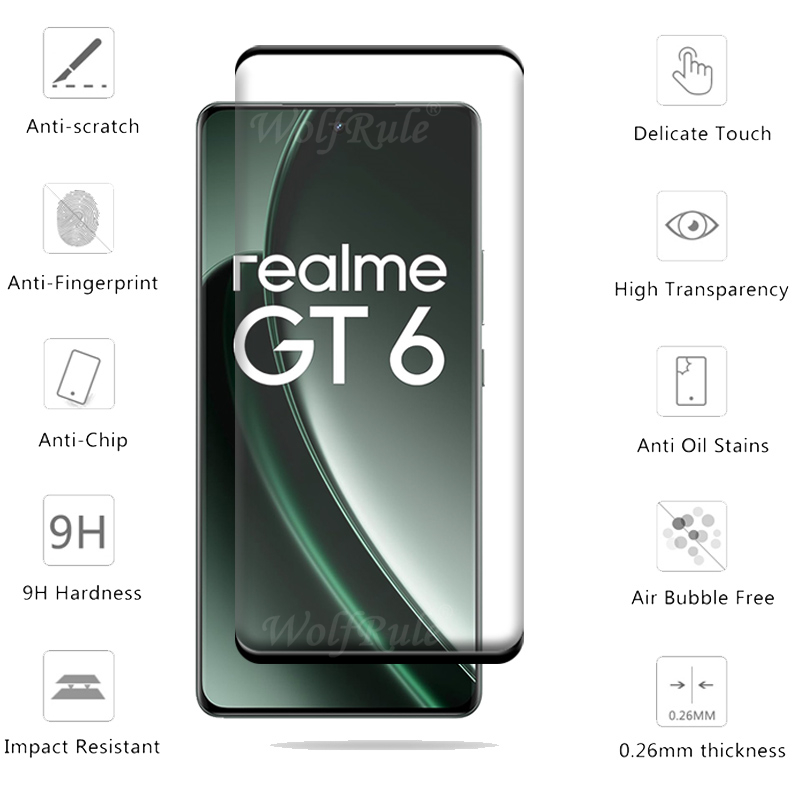 Protecteur d'Écran 6 en 1 en V - Realme Gt 6 avis et prix