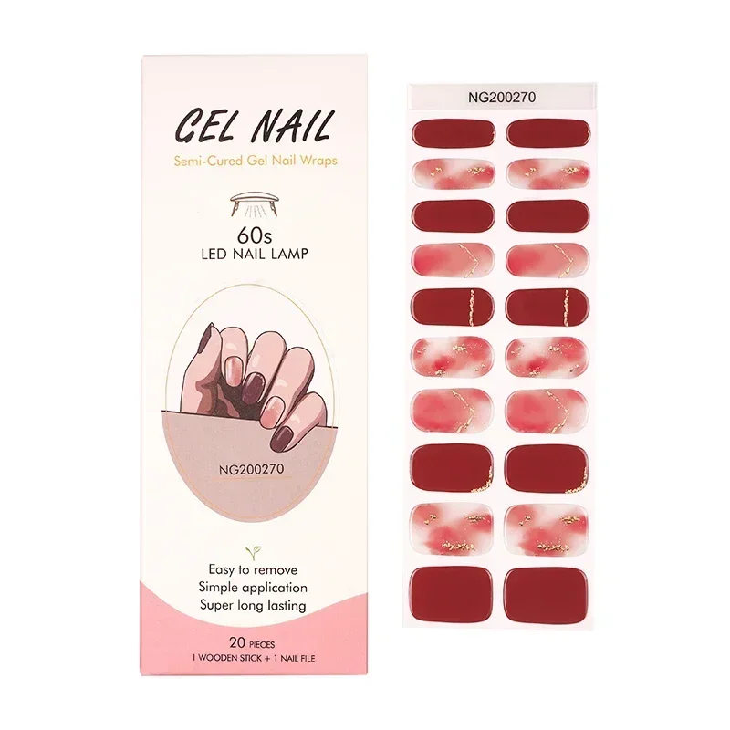 Bandes pour ongles en Gel semi - Full Cover Adhesive avis et prix